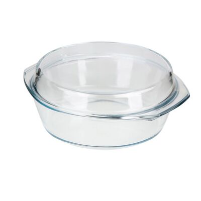 Żaroodporne naczynie okragłe 2,4 l transparentny