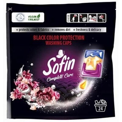Kapsułki do prania Complete Care Black Color Protection 24 sztuki SOFIN