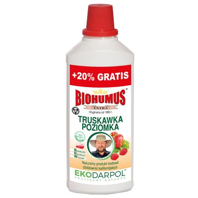 Nawóz do truskawek i poziomek 1 l + 20% BIOHUMUS EXTRA