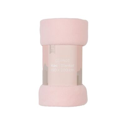 Koc Colorado 150 x 200 cm bladoróżowy