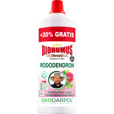 Nawóz BIOHUMUS EXTRA Rododendron 1 l + 20% gratis Ekodarpol