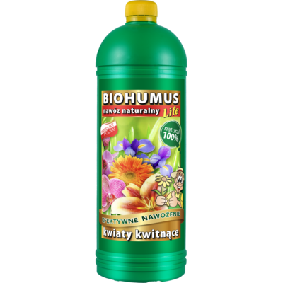 Nawóz BIOHUMUS LIFE kwiaty kwitnące 1 l Ekodarpol