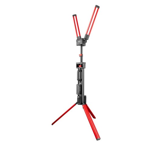 REFLEKTOR LED STOJĄCY SKŁADANY Z POKROWCEM 10000LM 2*50W