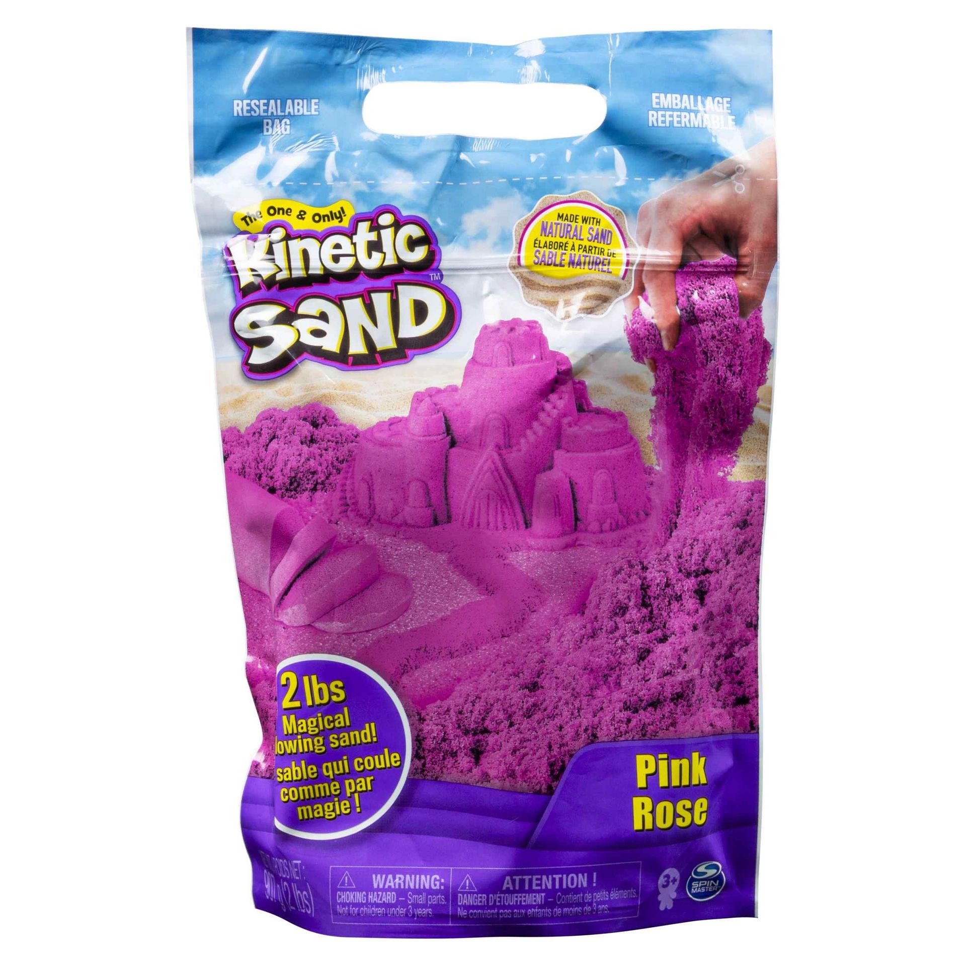 Kinetic Sand - Piasek różowy 900g - zabawka