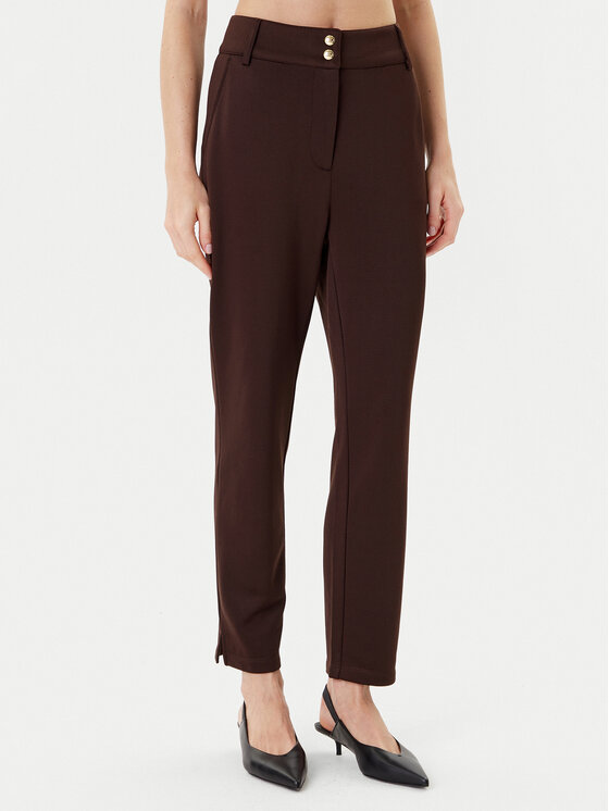 Liu Jo Sport Spodnie materiałowe TF5106 F0778 Brązowy Regular Fit