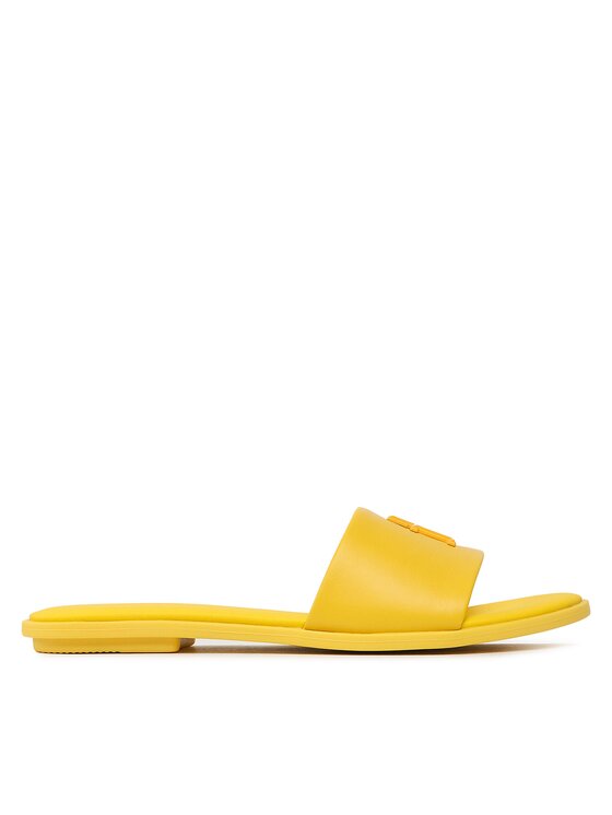 Tommy Hilfiger Klapki Th Pop Mule FW0FW07097 Żółty