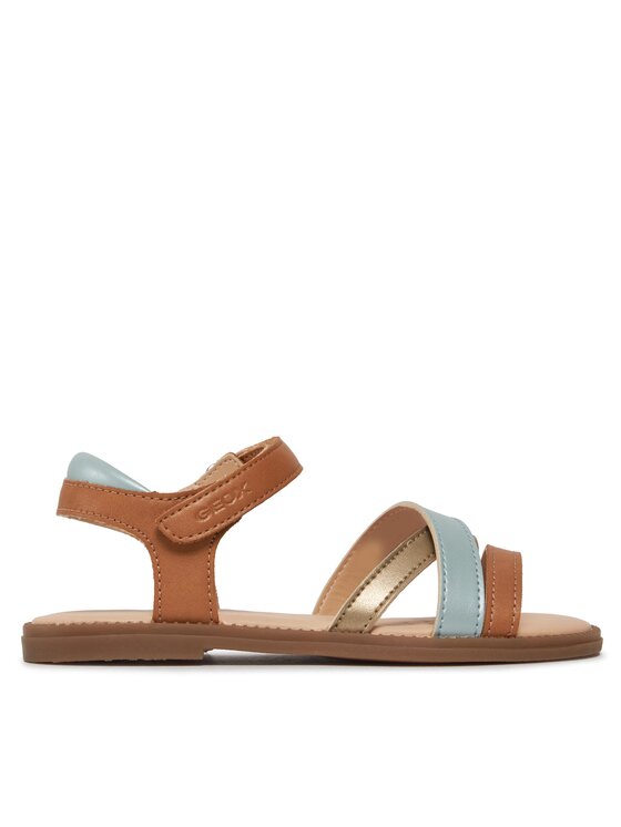Geox Sandały J Sandal Karly Girl J5235D 054AJ C5BF3 S Beżowy