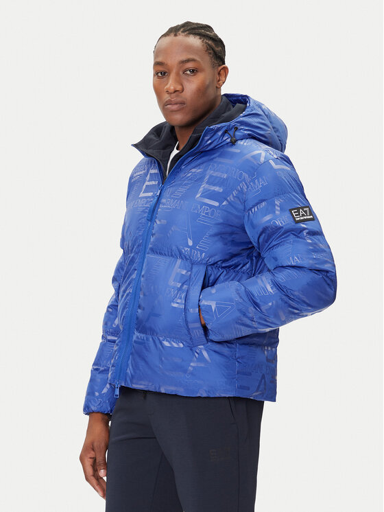 EA7 Emporio Armani Kurtka zimowa 7M000697 AF15969 UB087 Niebieski Modern Fit