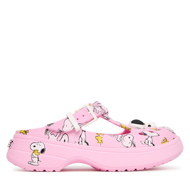 Klapki Crocs Peanuts Mary Jane Clog 211130 Różowy