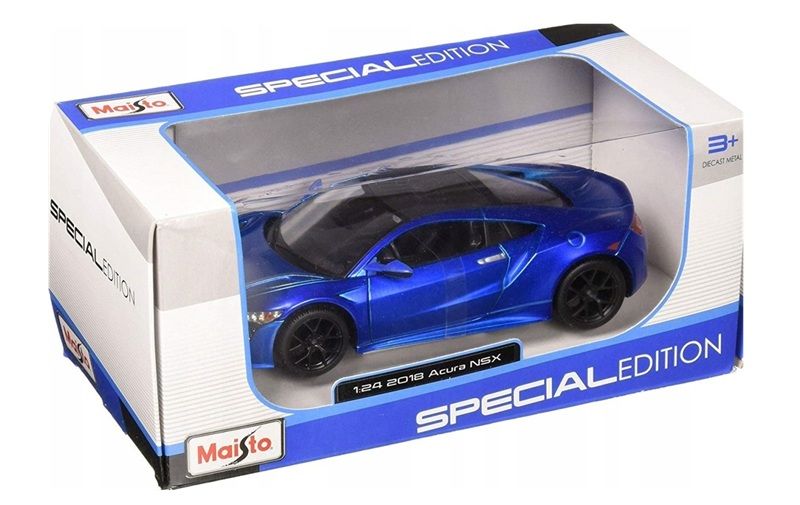 Maisto 31234 Acura Nsx 2018 niebieski 124 - model lub pojazd