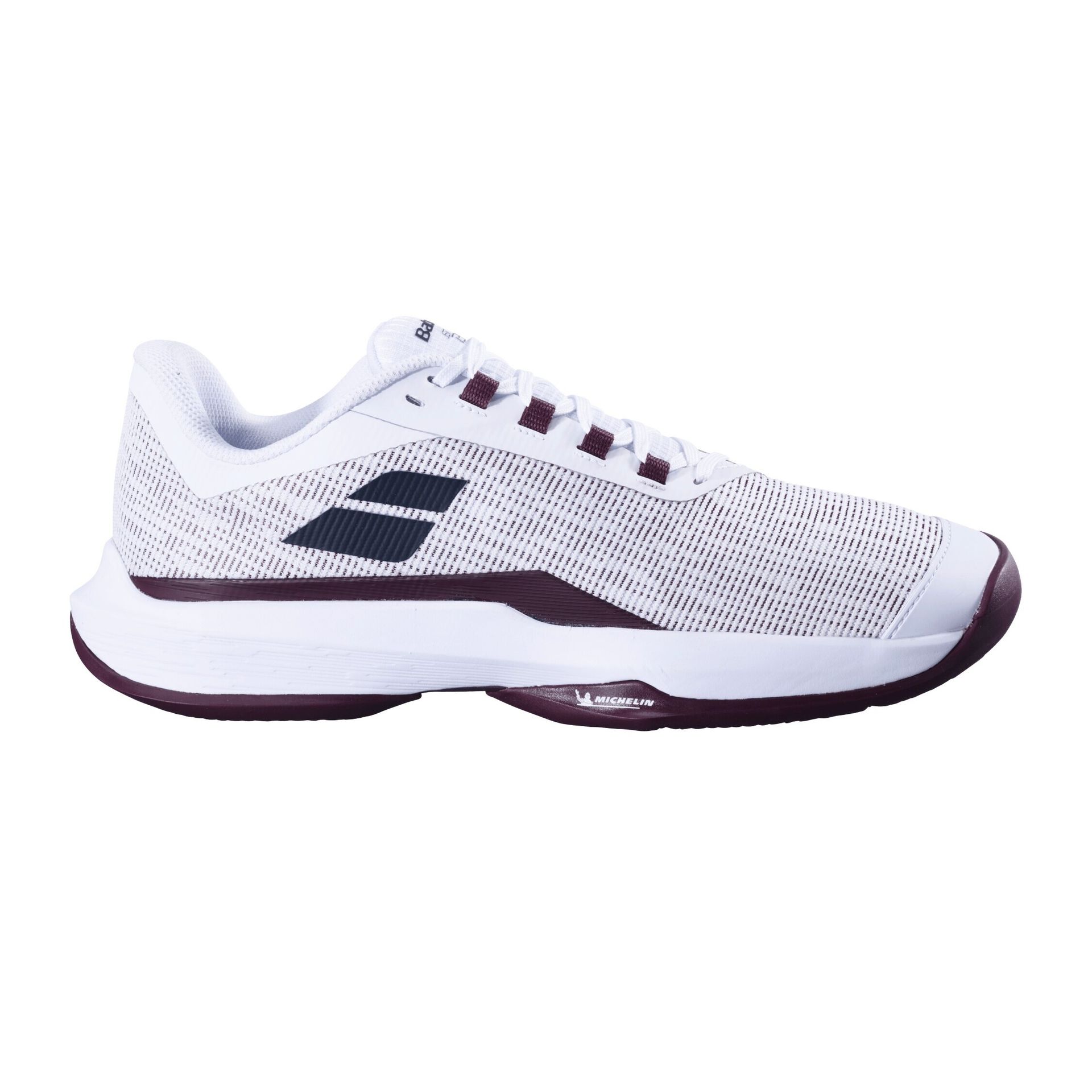 Męskie buty tenisowe Babolat Jet Tere 2 Clay Men White/Burgundy EUR 44