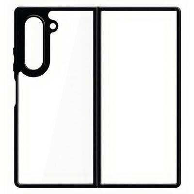Etui 3MK Satin Armor Case do Samsung Galaxy Z Fold 7 Przezroczysto-czarny
