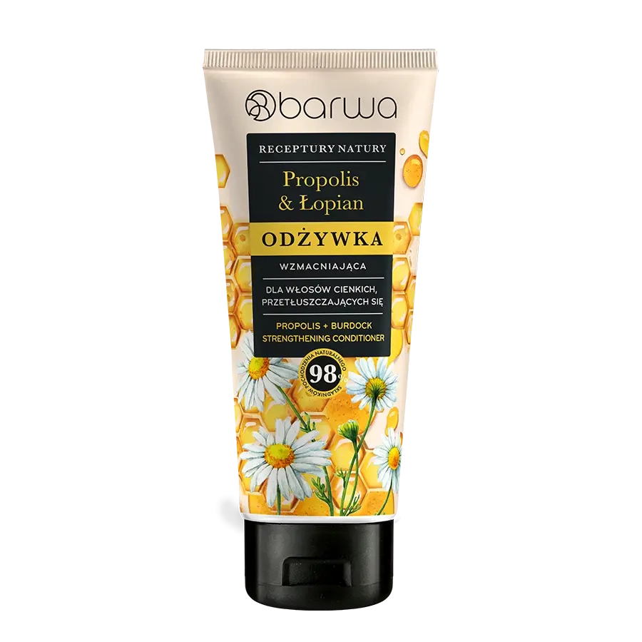 Barwa Naturalna Receptury Natury wzmacniająca odżywka do włosów cienkich i przetłuszczających się 200 ml