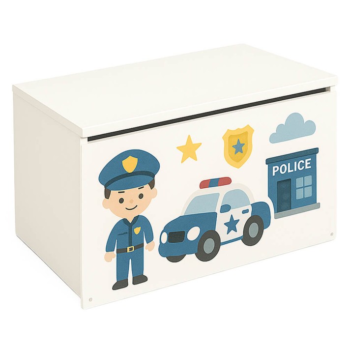 Pudełko na zabawki - mały policjant