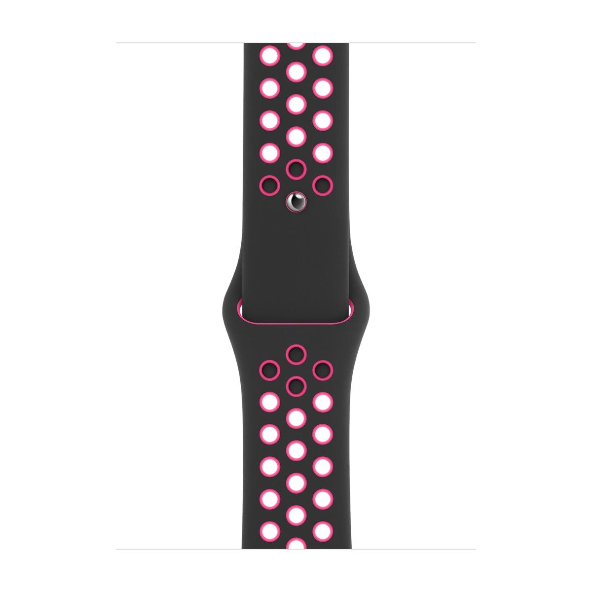 Apple Pasek sportowy Nike w kolorze czarnym/intensywnego różu do koperty 38mm / 40mm / 41mm / 42mm - rozmiar S/M/L