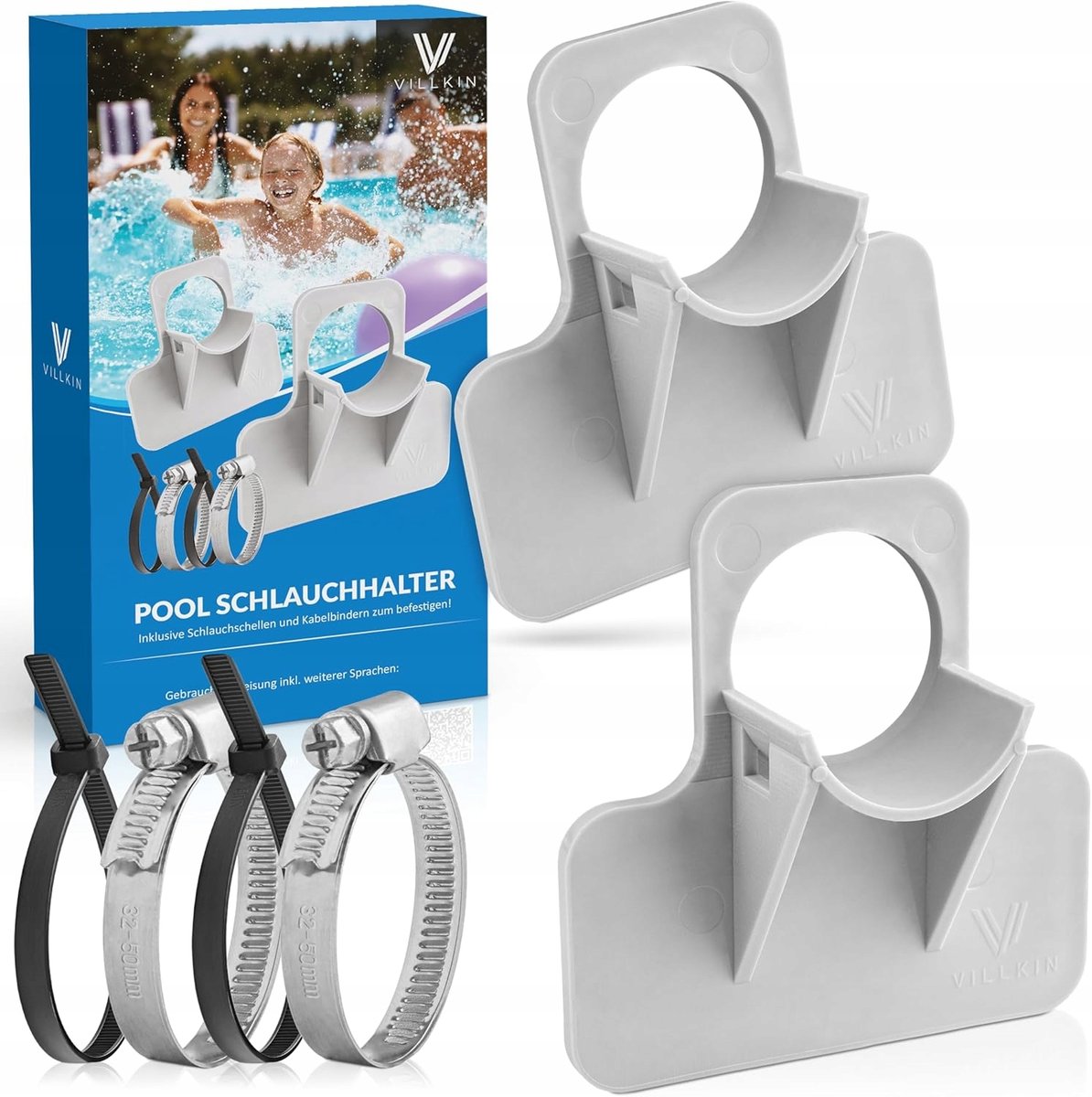 Bestway uchwyt do węża basenowego 2 szt do basenu na basen 26-38mm intex