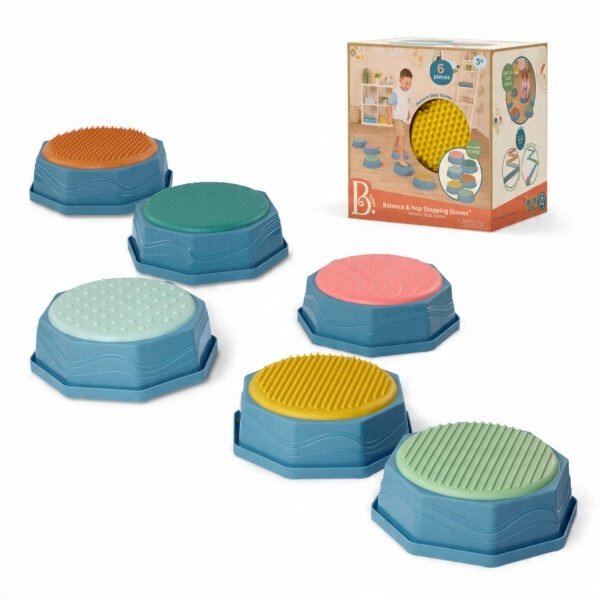 B.Toys Balance & Hop Stepping Stones – KAMIENIE SENSORYCZNE 6szt
