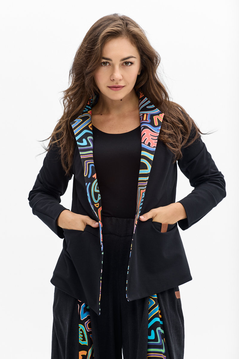 Marynarka KOKOworld Tica Black Yala - XS/S