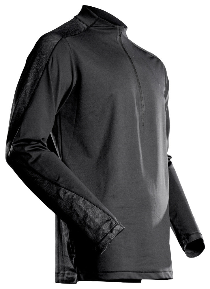 T-Shirt z długimi rękawami, z krótkim zamkiem błyskawicznym CUSTOMIZED MASCOT [22681-618] XL
