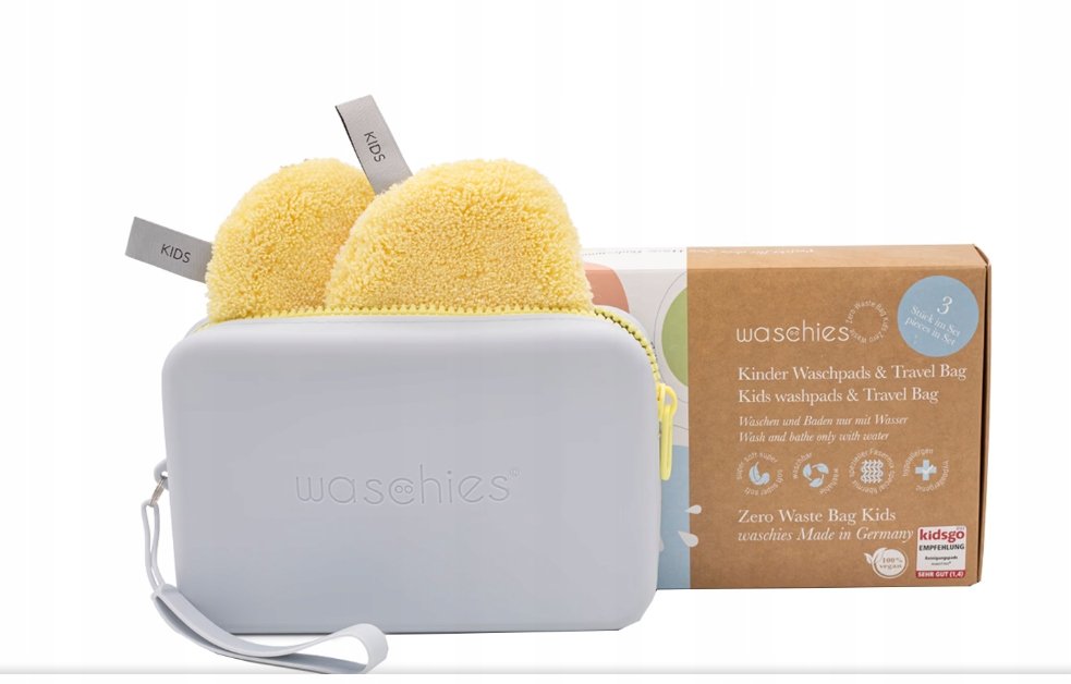 ZESTAW DO MYCIA NIEMOWLĄT myjki wielorazowe wodoodporne etui