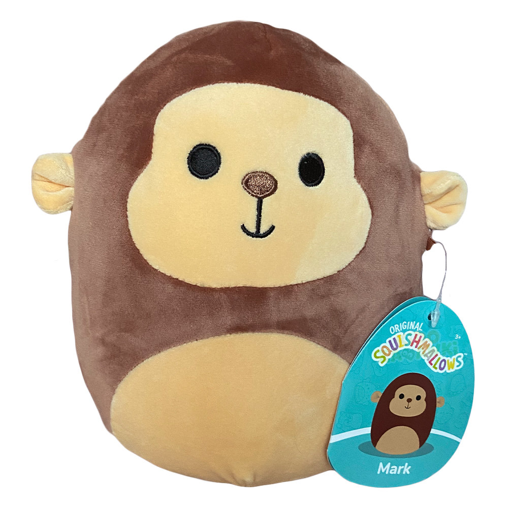 Squishmallows Mark Pluszowy Małpka 19 cm Oryginalna Maskotka Małpa