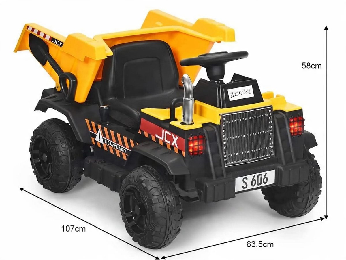 Wywrotka Elektryczna Dla Dzieci Z Pilotem Ty327741De-Yw