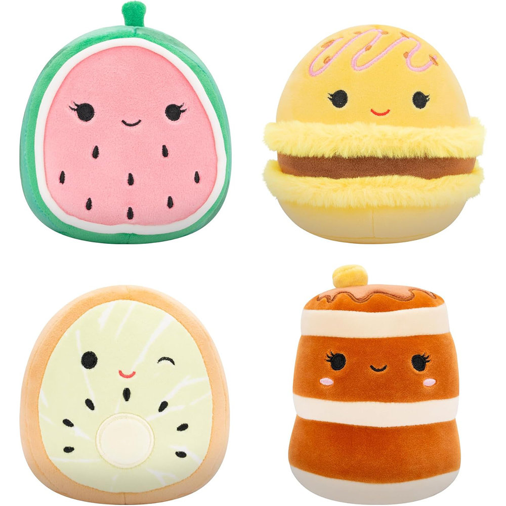 Squishmallows Oryginalny Zestaw 4 Maskotek 12 cm Pluszowe Pluszaki Jazwares