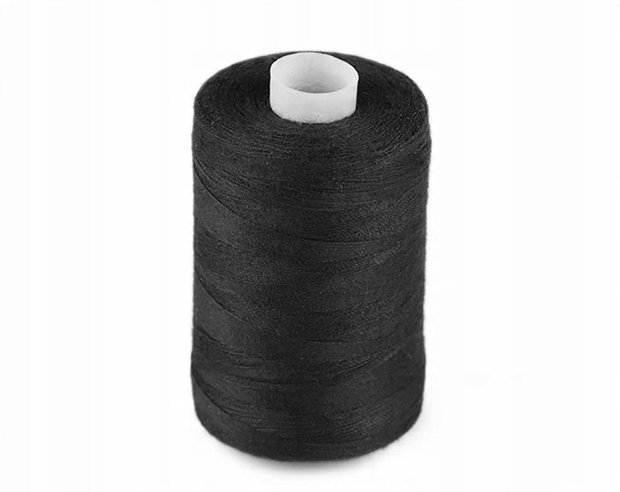 Nici do szycia ręcznego poliestrowe czarny 1 szt.