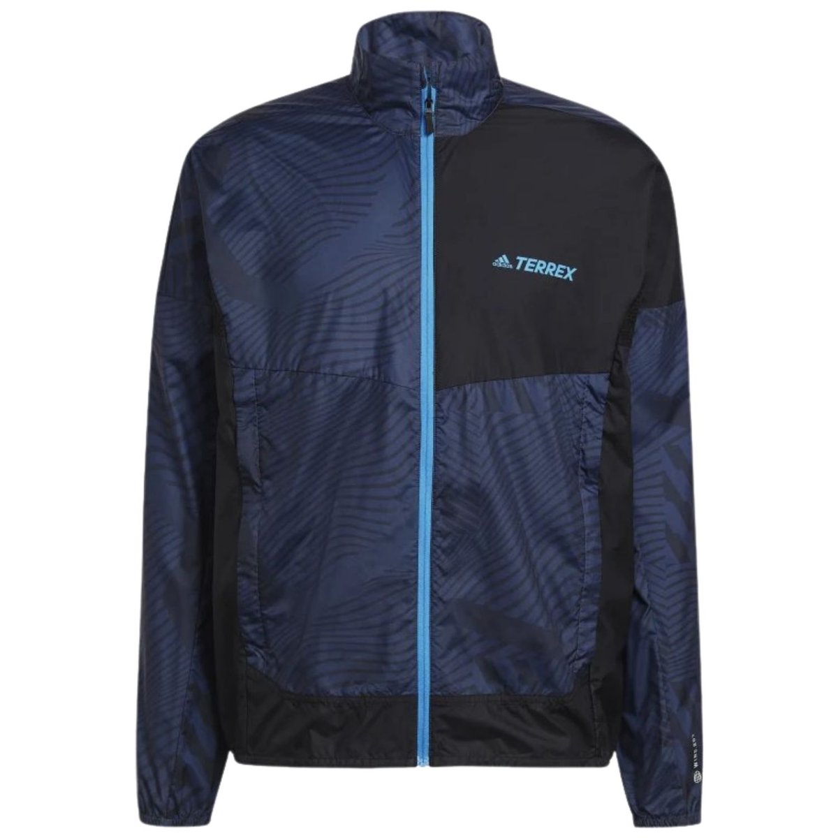 Kurtka męska Adidas Terrex Trail Running wodoodporna do biegania granatowa-XL