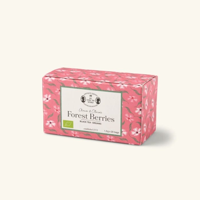 Czarna herbata z owocami leśnymi w saszetkach Sostrene Grenes Forest Berries 30g