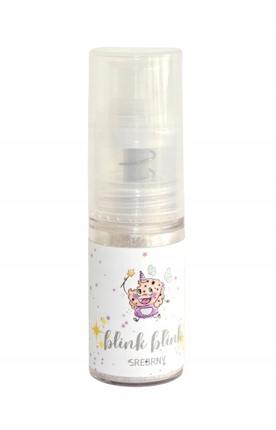 BARWNIK PROSZKU BROKAT SPRAY BLINK SREBRNY 5g