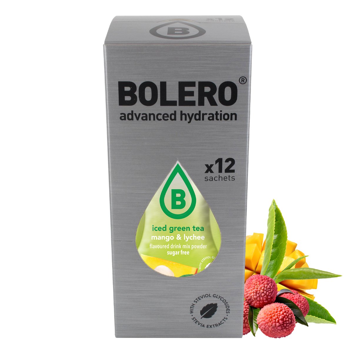 BOLERO BOX CLASSIC ICED GREEN TEA MANGO & LYCHEE 8g (12szt.)