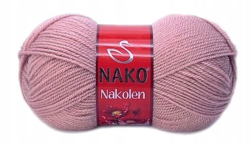 włóczka NAKOLEN kol.10275 / pudrowy róż .