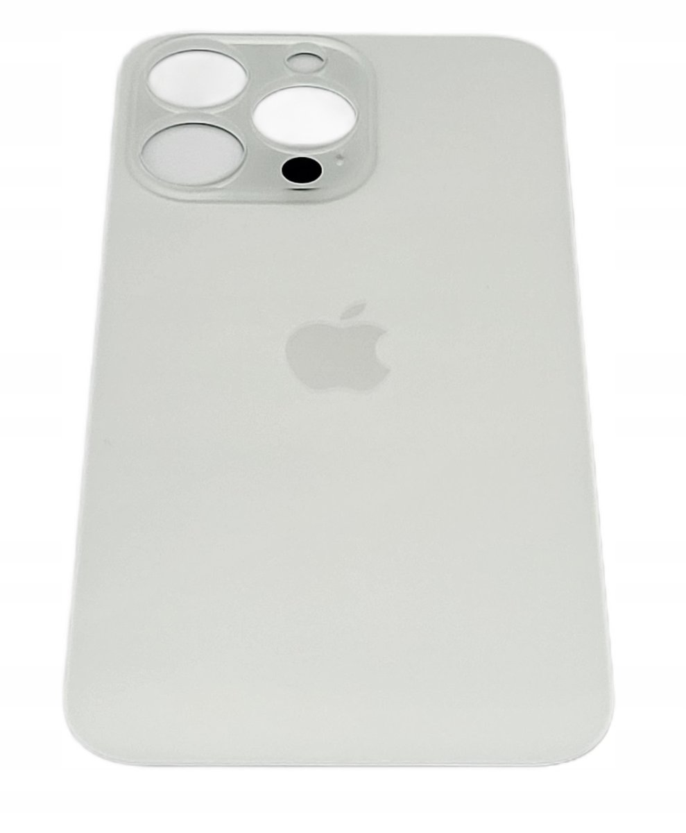 Klapka tylna obudowa do apple iPHONE 14 PRO srebrna/biała BIG HOLE