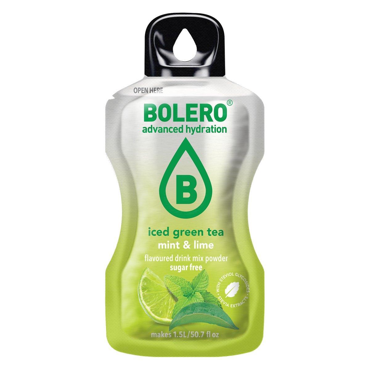 BOLERO CLASSIC ICED GREEN TEA MINT & LIME 8g