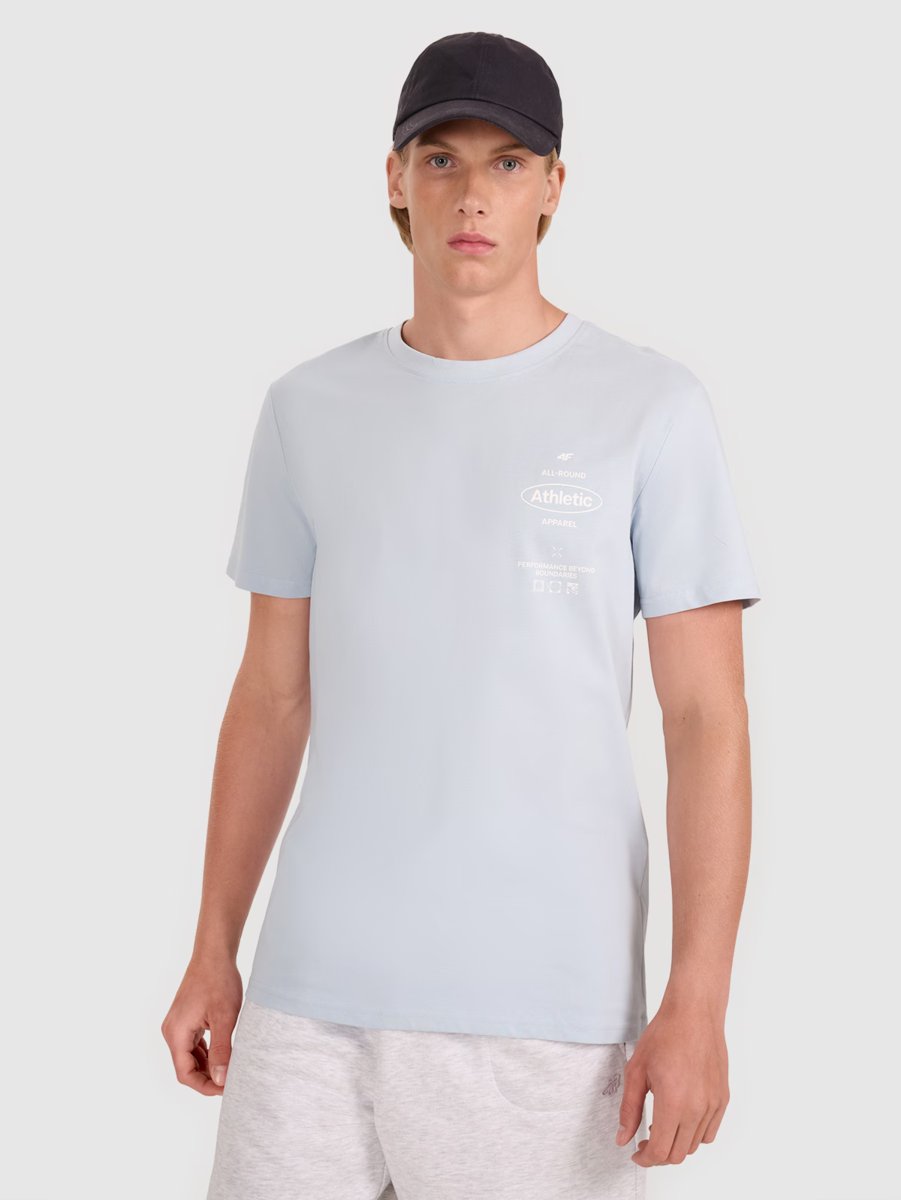 T-shirt męski 4F 4FRSS25TTSHM2688-34S Niebieski Roz. L