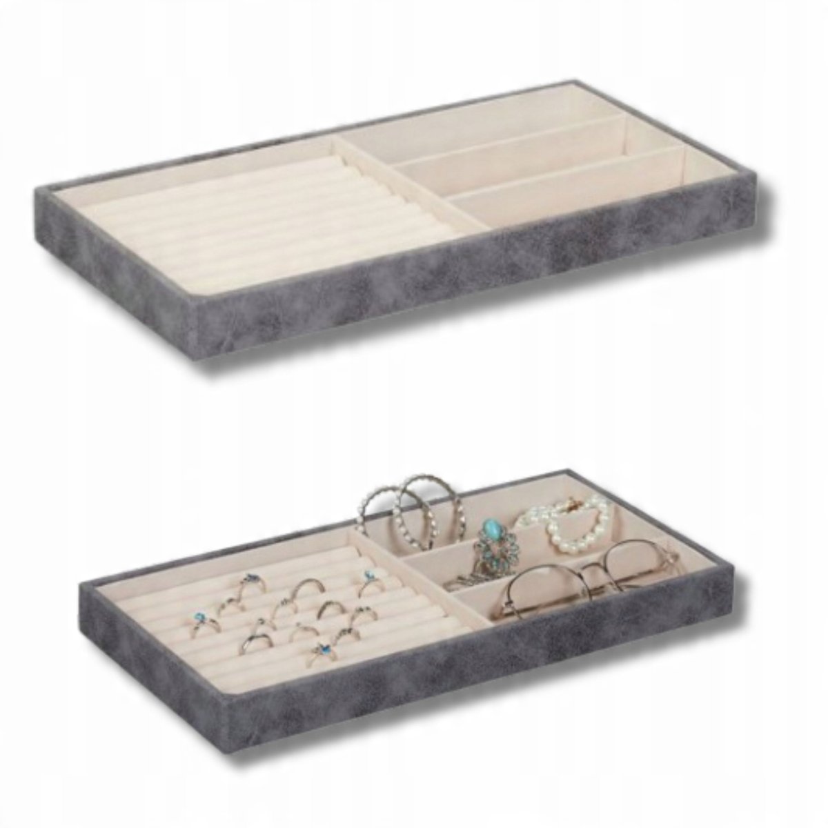 Tacka Organizer Na Biżuterie Garderoba Pierscionki Organizacja Szuflada