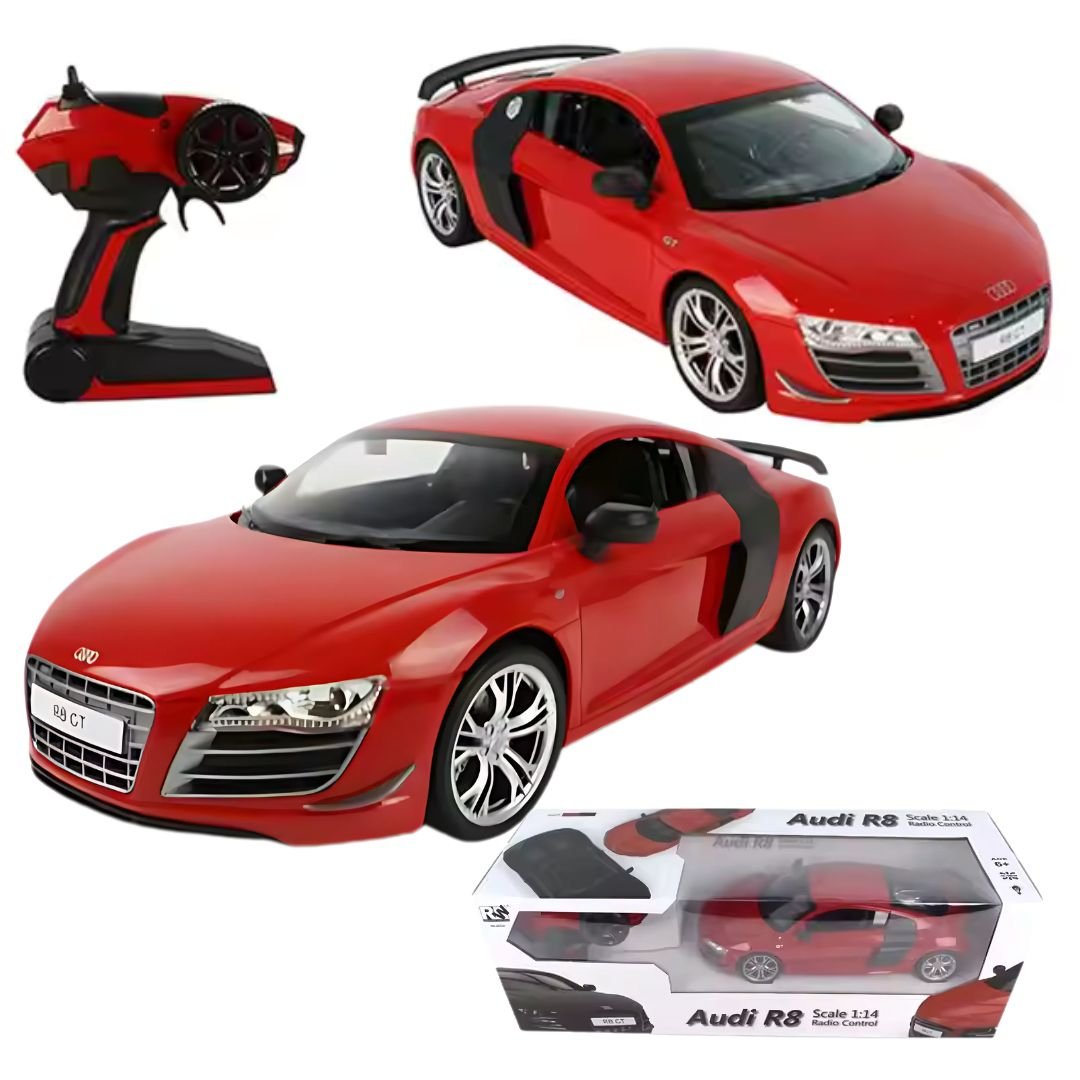 Zdalnie sterowany samochód RC Audi R8 GT 1:14 czerwony