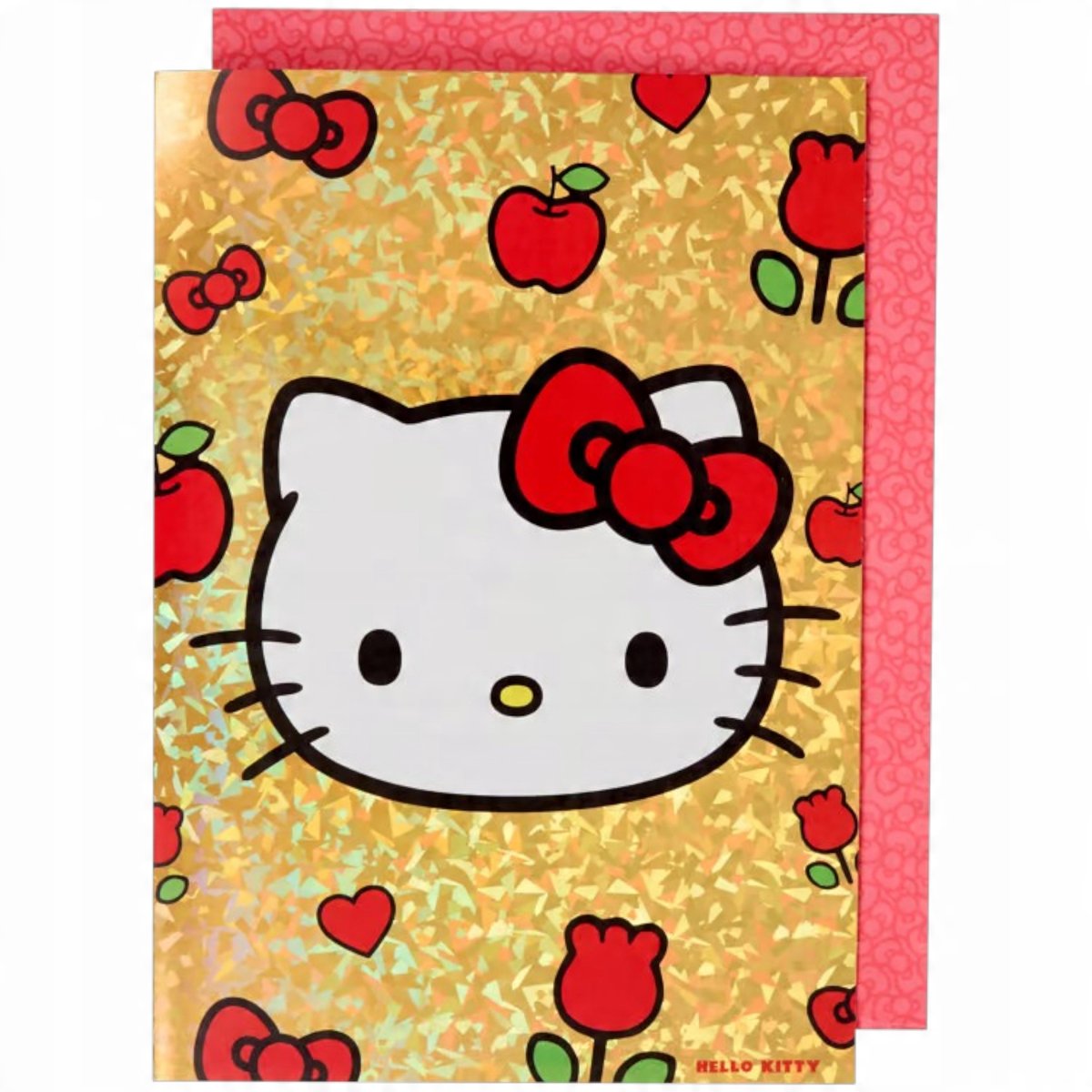 Kartka Okolicznościowa Hello Kitty Błyszcząca Imieniny Urodziny A4