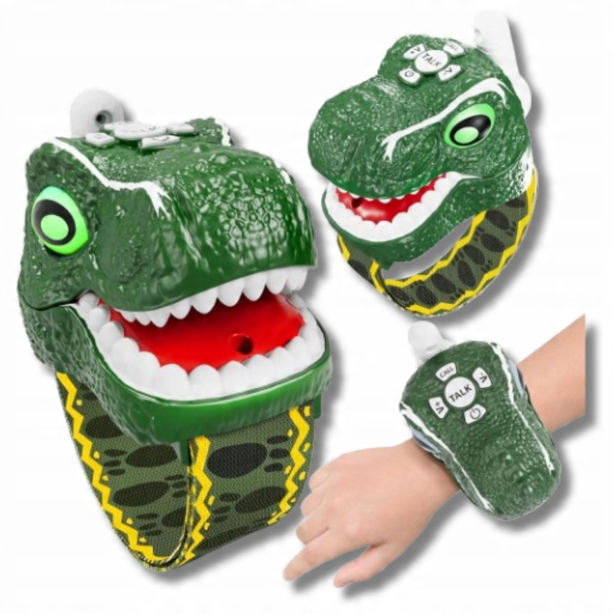 Walkie Talkie Dinozaur 3 Kanalowe Krotkofalowki Dla Dzieci Pasek Nadgarstek