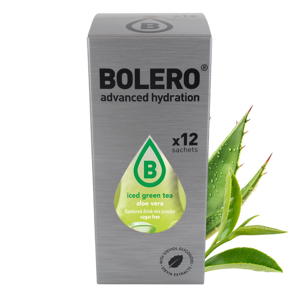 BOLERO BOX CLASSIC ICED GREEN TEA ALOE VERA 8g (12szt.)