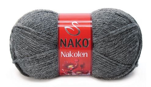 Włóczka Nakolen Kol. 193 / Szary .