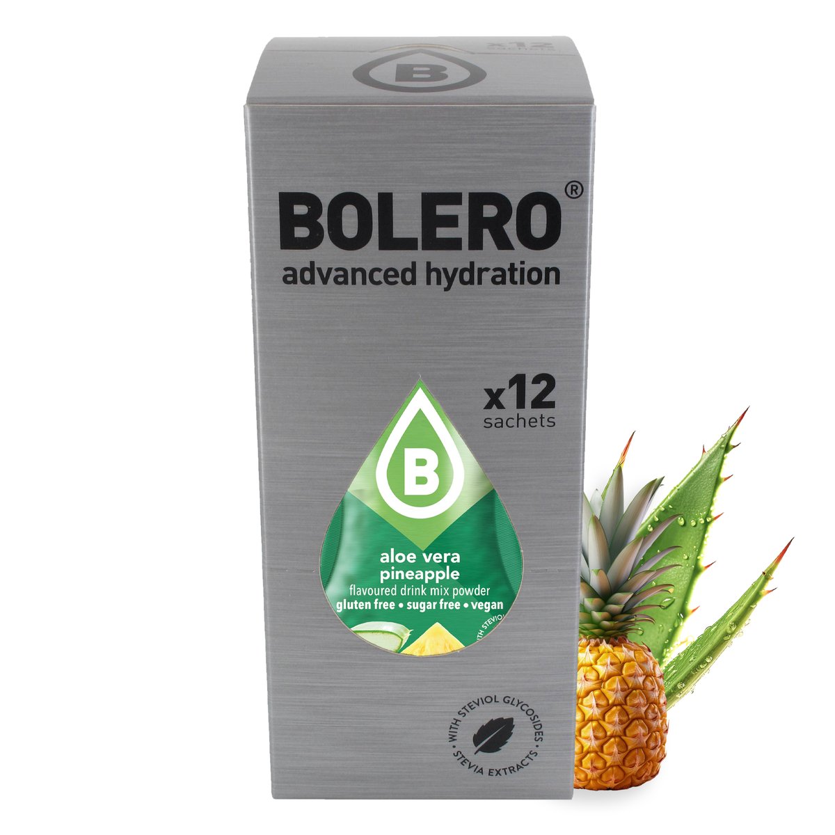 BOLERO BOX CLASSIC ALOE VERA PINEAPPLE 9g(12szt.)
