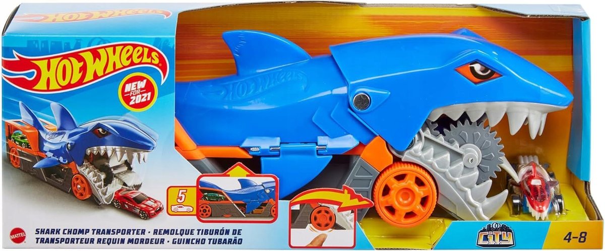 Hot Wheels City Rekin Transporter Mattel