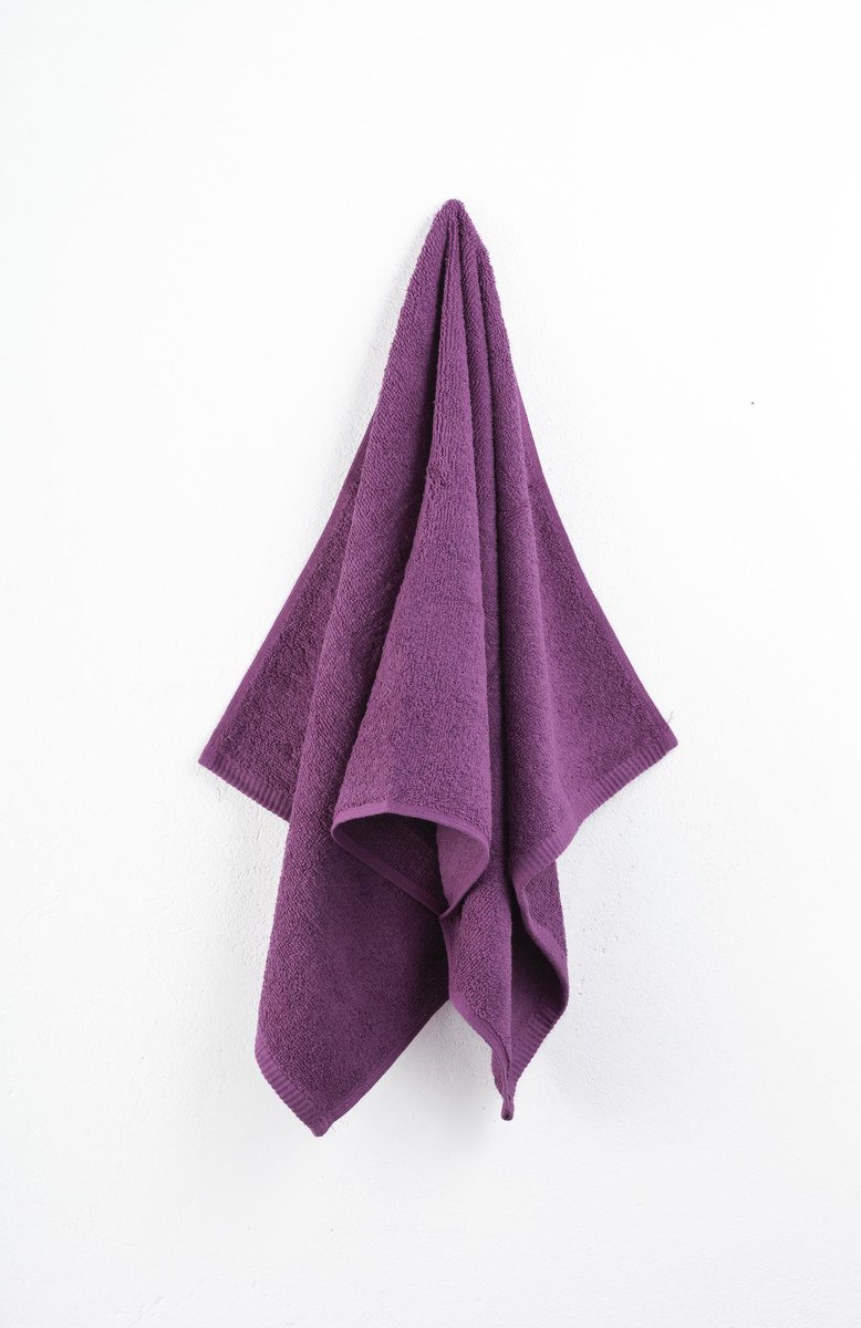 Ręcznik Rimini 50X100 Fioletowy Bawełniany 500G/M2
