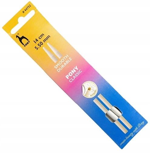 końcówki drutów 5.5mm 14cm PONY 44752 DO ŁĄCZENIA ŻYŁKĄ