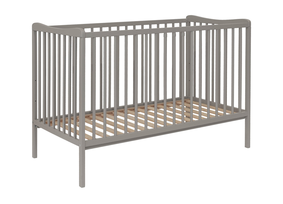 Łóżeczko Grześ 120x60 BUKOWE Taupe