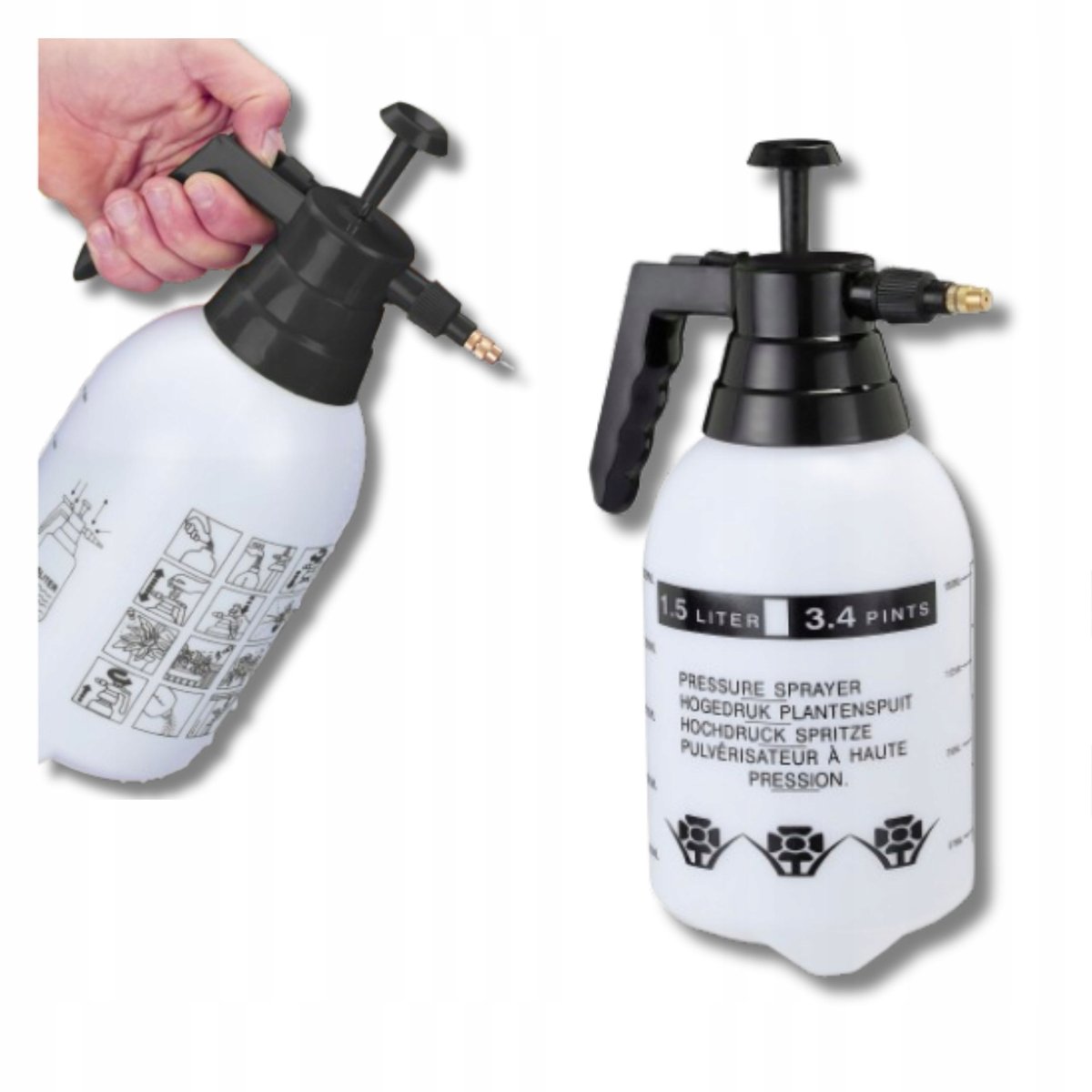 Spryskiwacz Ogrodowy Reczny Do Roslin Pielegnacja Ogrodu Rozpylanie