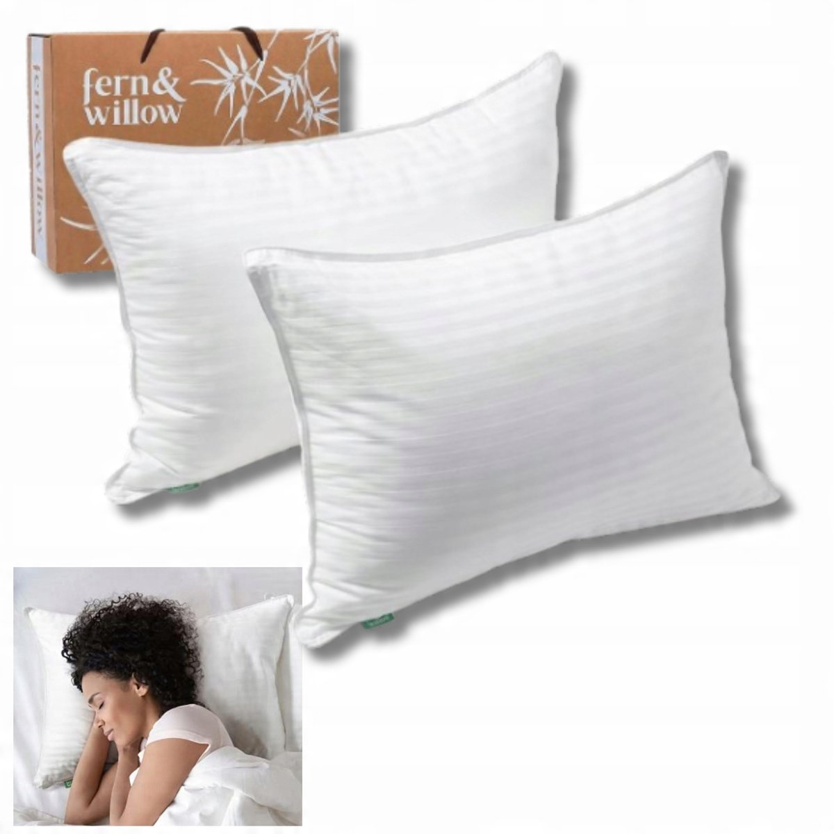 Poduszka Do Spania Na Boku Wielofunkcyjna Na Plecach 50x90cm 2SZT PREMIUM