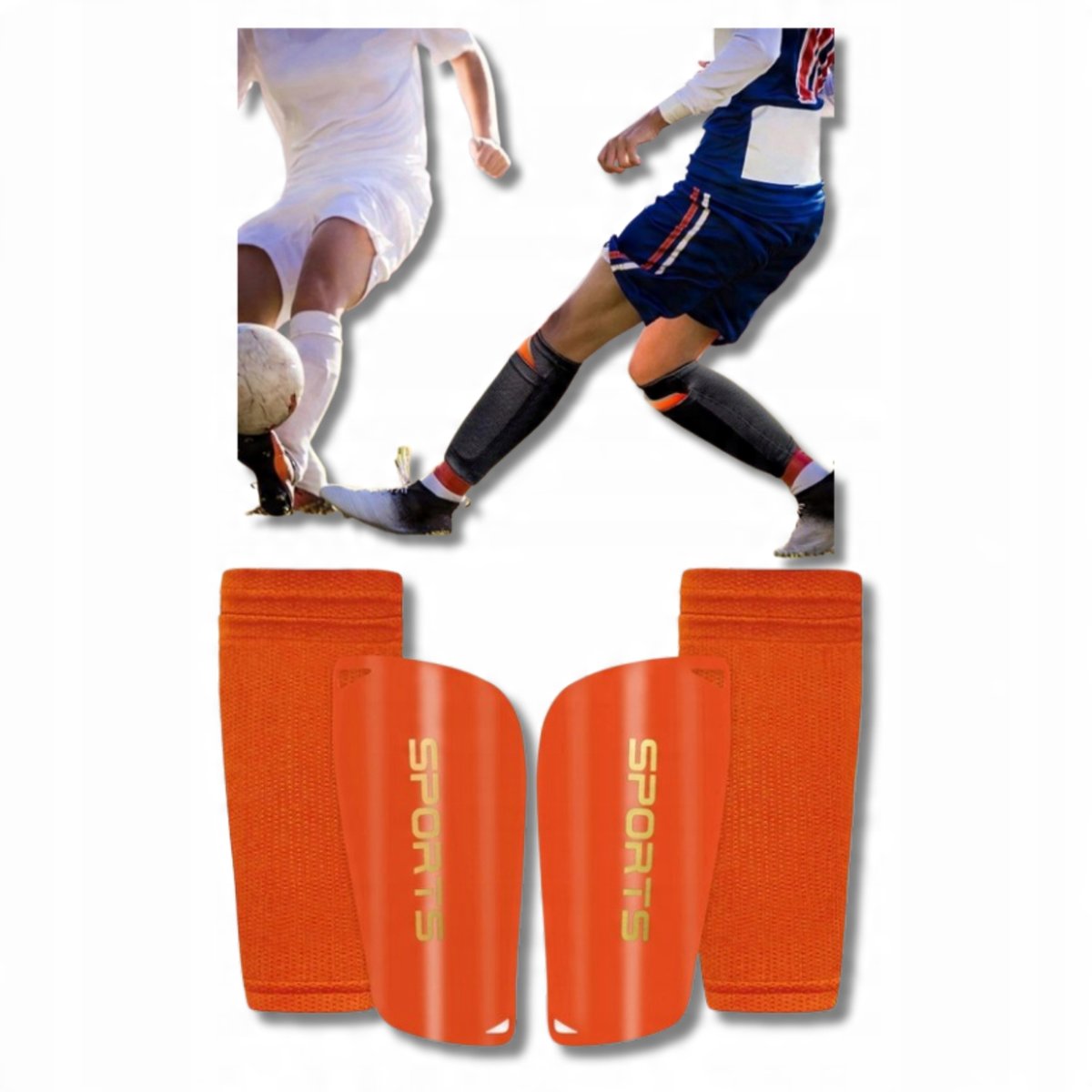 Ochraniacze Pilkarskie Dla Mlodziezy Na Piszczele Nagolenniki Lekkie Eva M